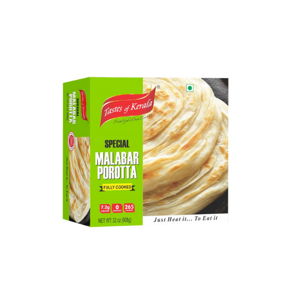 Tastes Of Kerala - Special Malabar Porotta Family Pack 900g