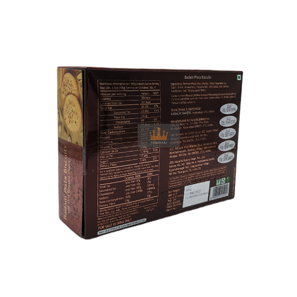 Karachi Bakery - Badam Pista Biscuits 400g - Image 2