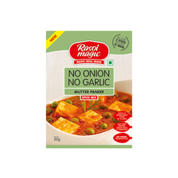 Rasoi Magic Magic Meal Mix No Onion No Garlic Mutter Paneer