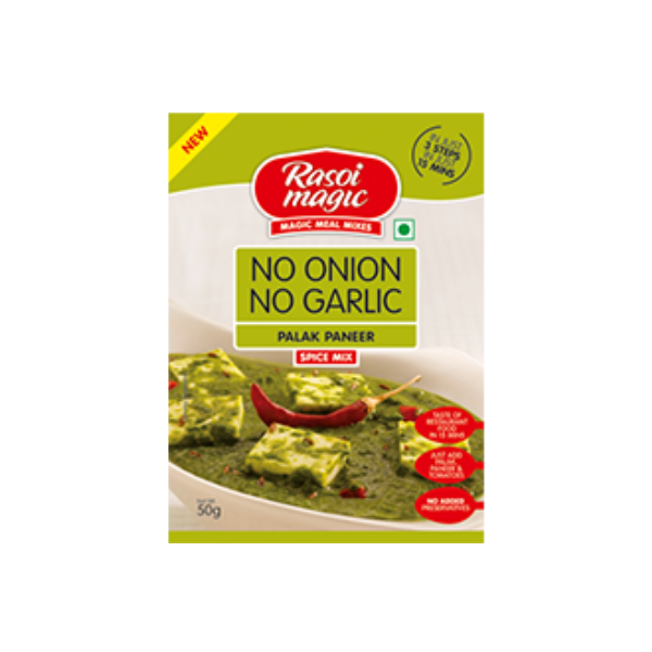 Rasoi Magic Magic Meal Mix No Onion No Garlic Palak Paneer